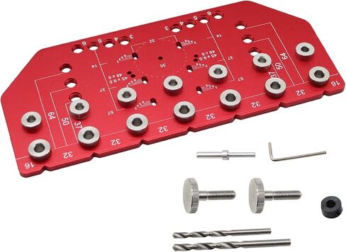 Drill Diameter 35mm (1.38 in) Concealed Cabinet Door Hinge Tools Compatible with Drilling Distance 45mm (1.77 in) or 48mm (1.89 in) & Drill Positioning Tools (Normal version) in Saudi Arabia