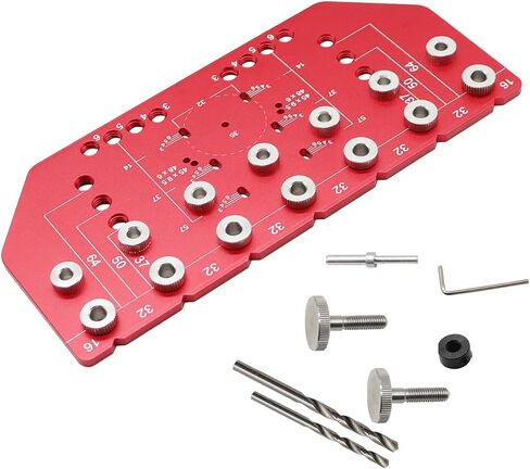 Drill Diameter 35mm (1.38 in) Concealed Cabinet Door Hinge Tools Compatible with Drilling Distance 45mm (1.77 in) or 48mm (1.89 in) & Drill Positioning Tools (Normal version) in Saudi Arabia