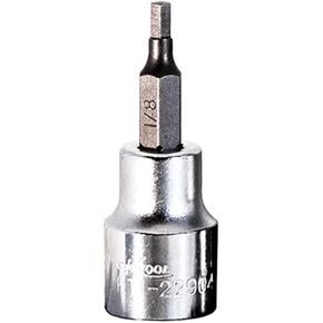 1/8" X 3/8" DR SAE HEX BIT, EACH