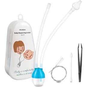 iShanCare® شفاط أنف للأطفال، مصاصة أنف مضادة للماء للأطفال، شفاط أنف لحديثي الولادة والرضع والأطفال الصغار، شفاط أنف سيليكون للأطفال، منظف أنف، شفط آمن للأنف in Kuwait