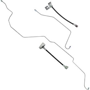 TRQ Rear Brake Hose Compatible with 1999-2003 Ford F-150 2004 F-150 Heritage