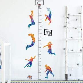 Wall stickers, Growth Chart Pattern for Kids, Height Measure 87" x 27.5"
