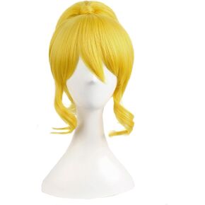 MapofBeauty Can Be Equipped With Hair Ornaments Cosplay Wigs (Black)