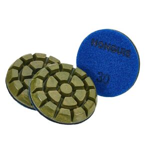 3 inch *10mm Concrete Polishing Pucks,Grit 30 Set of 3, Resin Bond Pad,for Concrete Floor Grinder,Grit 30