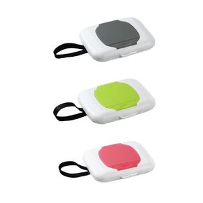2024 Travel Wipe Holder，Wet Wipe Container Box for Strollers，Hanging Refillable Wipes Dispenser Portable Baby Wipe Case for Indoor Outdoor Use (Green+Red+Grey 3pcs)