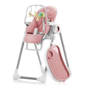 Sweety Fox Baby High Chair Adjustable to 7 Different Heights - Black Baby Chair - Silla para Comer de Bebe - Foldable High Chairs for Babies and Toddlers