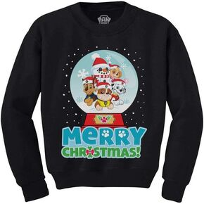 Paw Patrol Merry Christmas Sweatshirt for Toddlers Chase Marshall Rubble Skye Tacky Sweater Style Kids Sweatshirts