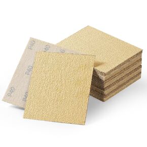 S SATC 1/4 Sandpaper Sheets 5.5" x 4.5" Hoop and Loop Sandpaper Sheets 40PCS Sandpaper for Palm Sander 150 Grit Sandpaper for Palm Sanders Sanding Sheets for Car and Wood
