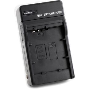 NP-FW50 Charger for Sony Alpha 6000, 5000, 5100, ILCE-6000, ILCE-7, NEX-5T, NEX-6, NEX-5R, NEX-7, NEX-5, NEX-3N, NEX-3, NEX-C3, SLT-A37 and More with Foldable Plug, Black, NP-FW50-W