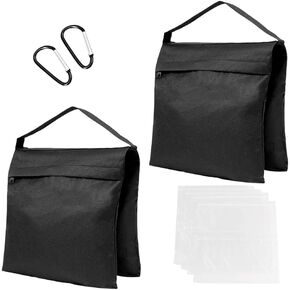 4 Pack Sandbags Weight Bags Designed for Photo Stands, Light Stand tripods, Photo Sets, Outdoor patios, pop up Tents, Umbrella Bases Fishing Chairs
