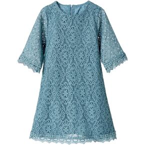Niyage Lace Toddler Dress Girls Flower Elegant Half Sleeve Party Princess Dresses