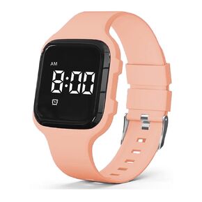 Vibrating Alarm Watch, Potty Training Watch Water Resistant Medical Reminder Watch with Timer (Black)