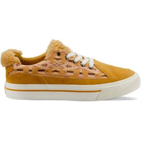 PENDLETON Women's 5 Eye Sneaker – Cozy Fleece Lining, Suede Accents, Winterized Casual Footwear