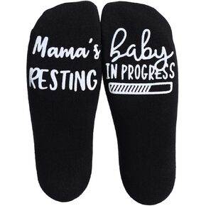 Delivery Socks,Non-Skid Maternity Labor Socks,Labor and Delivery Maternity Push Socks,Shower Gift,Maternity Socks (Mama's)