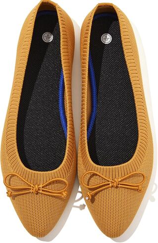 Shupua Women's Flats Black Flats Shoes Pointed Toe Ballet Flats Comfortable Bow Girls Flats Dressy in Saudi Arabia