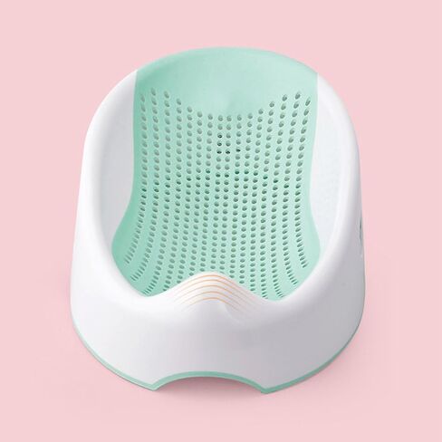 Baby Bath Support, Portable Foldable Slipless Bath Tub Support Lying Bathing Mat, with Slipless Pad Bath Net, for Newborn Infant (Green) in Saudi Arabia