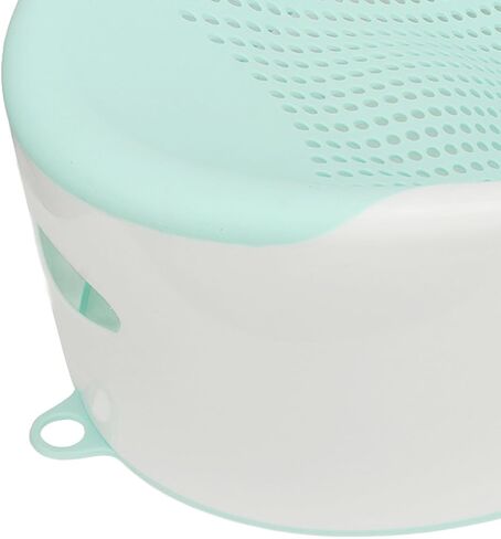 Baby Bath Support, Portable Foldable Slipless Bath Tub Support Lying Bathing Mat, with Slipless Pad Bath Net, for Newborn Infant (Green) in Saudi Arabia