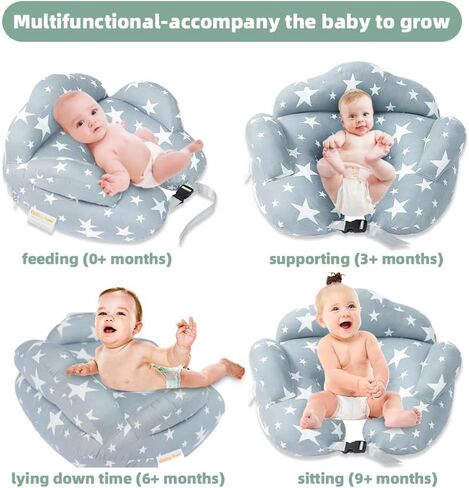 Chilling Home Nursing Pillow for Breastfeeding,Multifunctional Adjustable Breast Feeding Pillow,Bottle Feeding More Support for Mom and Baby, Breastfeeding Essentials for Newborn,Removable Cover in Kuwait