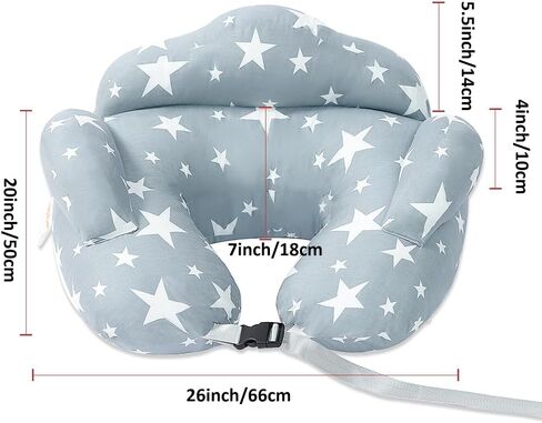 Chilling Home Nursing Pillow for Breastfeeding,Multifunctional Adjustable Breast Feeding Pillow,Bottle Feeding More Support for Mom and Baby, Breastfeeding Essentials for Newborn,Removable Cover in Kuwait