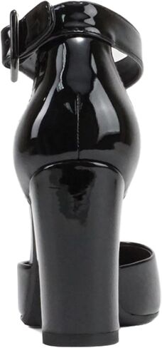 City Classified Comfort Women's Closed Toe Ankle Strap Block Heel in Saudi Arabia