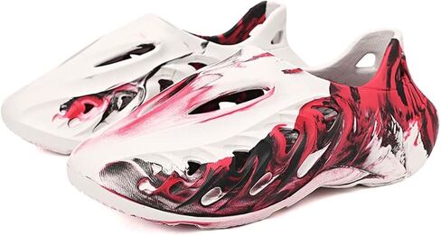 أحذية Eohsnem Foam Runner للنساء والرجال، شباشب سحابة مجوفة خفيفة الوزن سهلة الارتداء أحذية رياضية للمشي صنادل شاطئ ناعمة قابلة للتنفس in Kuwait