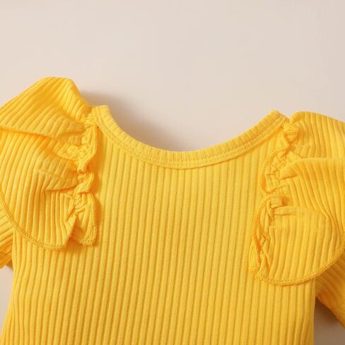Newborn Baby Girl Summer Clothes Infant Girl Outfit Ruffle Romper Short Set Cute Baby Clothes for Girl in Saudi Arabia