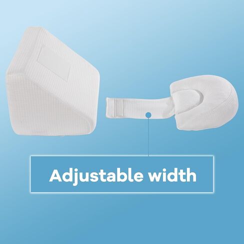 HOMBYS Adjustable Pregnancy Wedge Pillow for Sleeping Adjustable Support Maternity Pillows, Include 1 Triangular Back Pillow and 1 Semi-Circular Belly Pillow, Foam Filling (31.5"x19.7"x14") in Saudi Arabia
