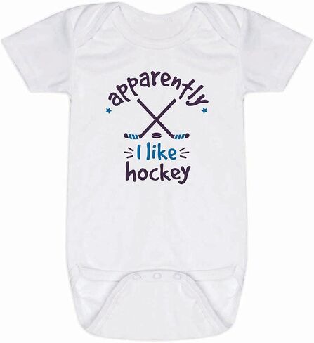 ChalkTalkSPORTS Hockey Baby & Infant One Piece | Ice Hockey Theme Bodysuits in Saudi Arabia