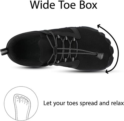 Grounded Footwear for Women Men with Wide Toe Box & Zero Drop Sole Comfortable Lightweight Barefoot Walking Shoes in Saudi Arabia