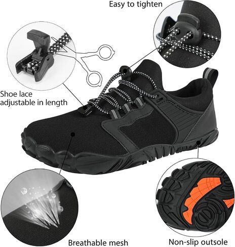 Grounded Footwear for Women Men with Wide Toe Box & Zero Drop Sole Comfortable Lightweight Barefoot Walking Shoes in Saudi Arabia