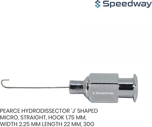 Pearce 'J' Shaped Micro, Straight, Hook 1.75 mm, Width 2.25 mm Length 22 mm, 30G in Saudi Arabia