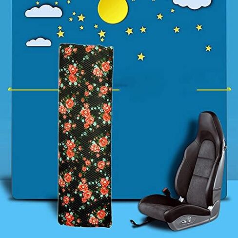 Suxgumoe Car Seat Belt Pillow for Kids, 2Pcs Unicorn Car Seat Belt Cover Pad Head and Neck Support (Unicorn Green)1 in Kuwait