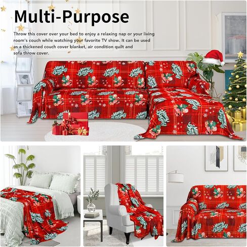 Easy-Going 80X133 inches Halloween Sofa Cover, Jacquard Velvet Oversized Couch Slipcover for 3 Cushion Couch, L Shape Sectional Covers for Dogs, Washable Sofa Blanket, Furniture Protector in Saudi Arabia