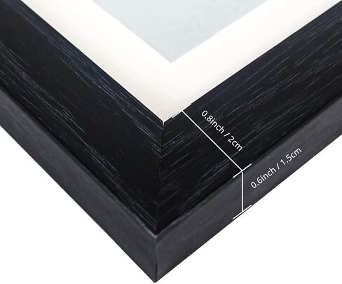 School Days Photo Frame K-12 School Years Picture Frame Graduation Photo Collage Black Horizontal Frame with Mat, Displays One 4x6 Photo and Twelve 2x3 Pictures in Kuwait