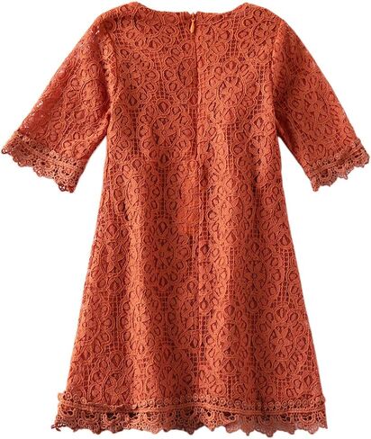 Niyage Lace Toddler Dress Girls Flower Elegant Half Sleeve Party Princess Dresses in Saudi Arabia
