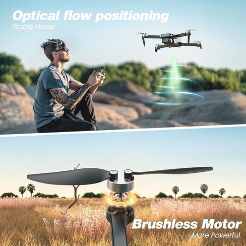 DEERC D20 Mini Drone for Kids with 720P HD FPV Camera Remote Control Toys Gifts for Boys Girls with Altitude Hold, Headless Mode, One Key Start Speed Adjustment, 3D Flips 2 Batteries, Black in Kuwait