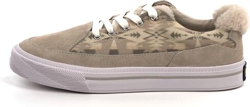 PENDLETON Women's 5 Eye Sneaker – Cozy Fleece Lining, Suede Accents, Winterized Casual Footwear in Saudi Arabia