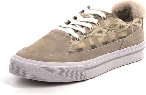 PENDLETON Women's 5 Eye Sneaker – Cozy Fleece Lining, Suede Accents, Winterized Casual Footwear in Saudi Arabia