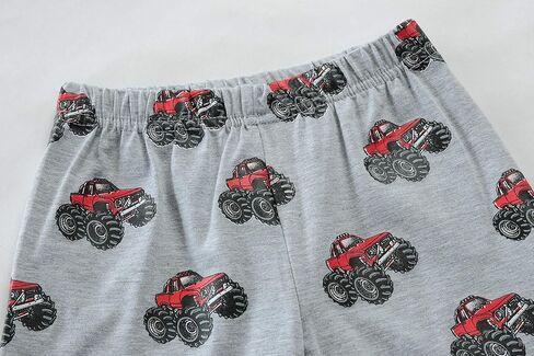 Little Hand Toddler Boys Pajamas Monster Truck Kids Dinosaur 2 Piece Short Sets Summer Sleepwear Clothes Set 2-7 Years in Kuwait