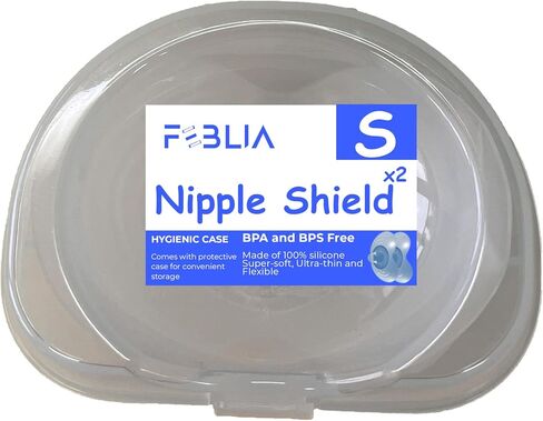 Nipple Shields for Breastfeeding Newborn with Case | Nipple Covers for Breastfeeding | Breast Shields for Nursing | Pezoneras para Lactancia | Nipple Guards for Breastfeeding (Small 13mm) in Saudi Arabia