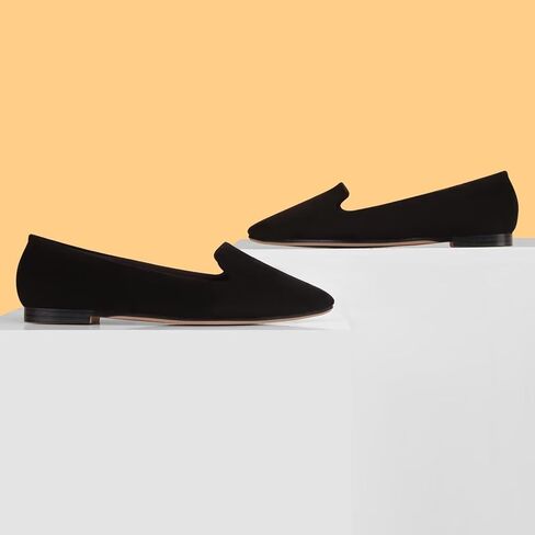MUSSHOE Flats for Women Dressy Comfortable Ballerina Flats Pointed Toe Slip-on Casual Business Shoes Work Shoes for Women in Saudi Arabia