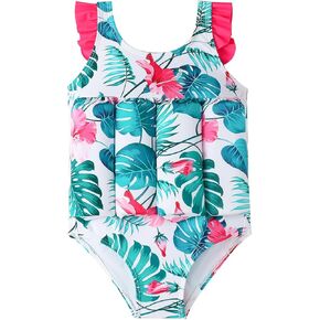 AWIBMK Kids Boys Girls One-Piece Floatation Swimsuit Float Suit Baby Vest Floating Bathing Suit Swimwear Swim