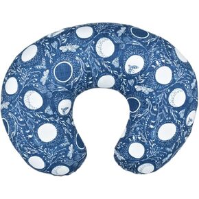 Nursing Pillow and Positioner, Breastfeeding, Bottle Feeding, Baby Sitting Support with Removable Ultra Soft Minky Cover, Tummy Time Support for Baby Boys and Girls