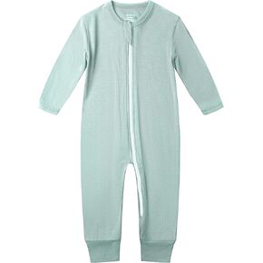 Owlivia Rayon from Bamboo Baby Footless Pajamas, Boys and Girls Zip up Sleep and Play, Long-Sleeve Coveralls