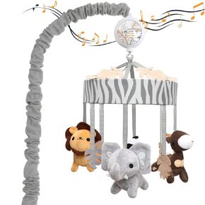 Baby Mobile for Crib,ACRABROS Crib Mobile for Boys Girls,35 Lullabies Digital Musical Box,Woodland Nursery Decor Toys,Starry Mythology