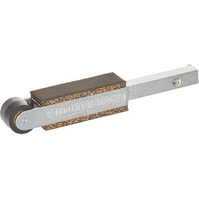 Dynabrade (11206) Contact Arm Assembly | 3/4" Diameter x 5/8" Wide, Rubber Wheel, with 3/4" (19 mm) Wide Platen | For 5/8" (16 mm) or 3/4" (19 mm) Wide x 18" (457 mm) Long Belts