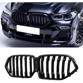شواية علوية بديلة من ألياف الكربون الحقيقية من MAXDOM مناسبة لسيارات BMW (2014-2018) X5 F15 (2015-2019) X6 F16 X5M F85 X6M F86