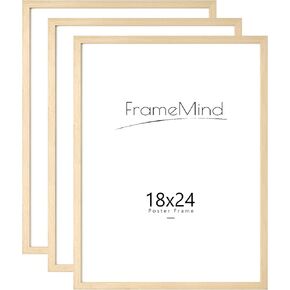 12x12 Picture Frame with Mat for 8x8 Set of 3, Oak Wood Picture Frames 12 x 12 with Real Glass, Natural Solid Wood frame 12x12 for Wall Mounting(3 Pack, Oak)