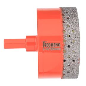1-1/4 inch Diamond Hole Saw for Ceramic, Glass, Tile, Gypsum, Porcelain, Marble, Granite, Spring Design, Water Absorbing Sponge (32mm)
