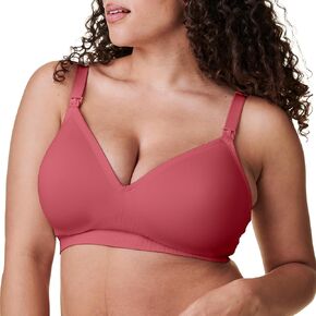Bravado Designs Plunge Wireless Maternity & Nursing Bra with Low-Cut V-Neckline | B, C, D, DD/E, DDD/F Cup